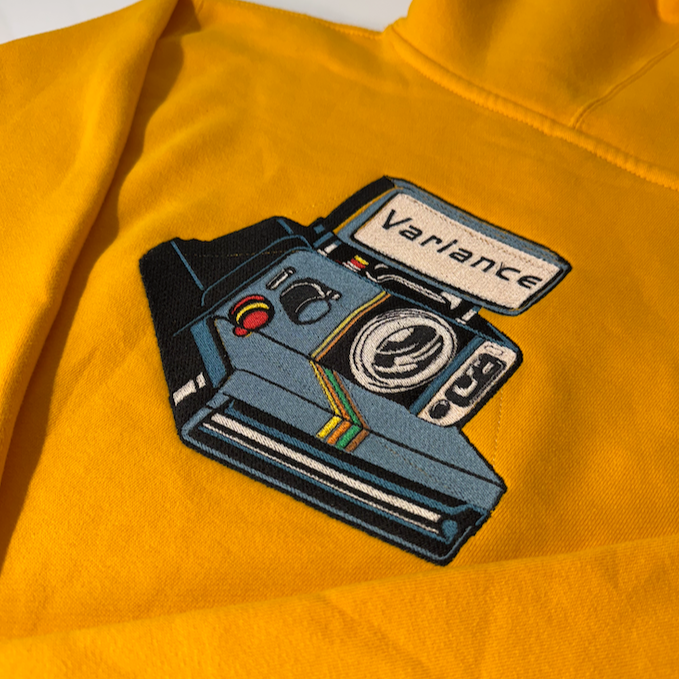 Polaroid Embroidered Hoodie