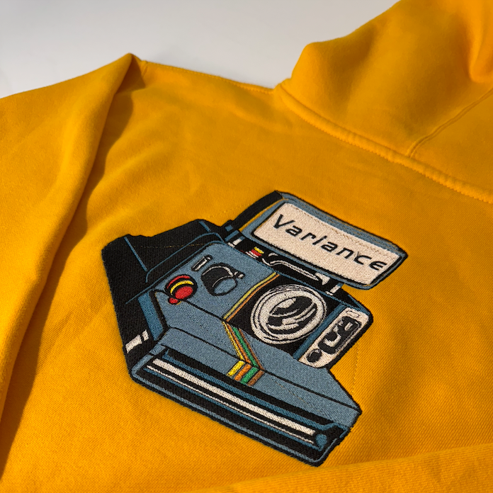 Polaroid Embroidered Hoodie